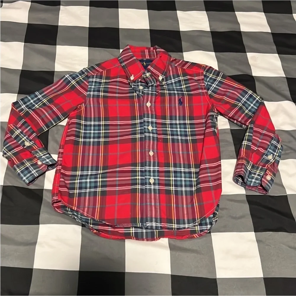 8pc lot authentic Polo Ralph Lauren designer bear lot shirts jeans shorts sz 4 5